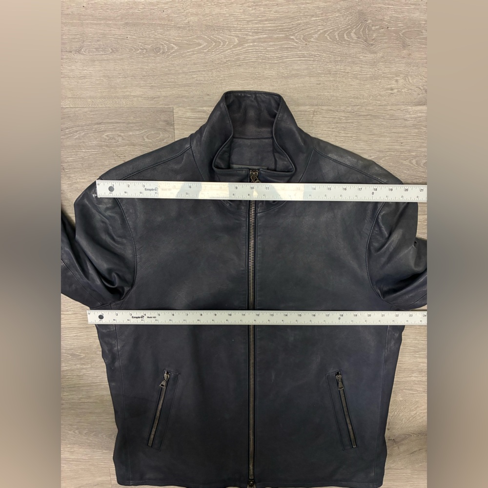 John Varvatos Collection Lambskin Leather Jacket Size EU 52 US 42 - Picture 14 of 16